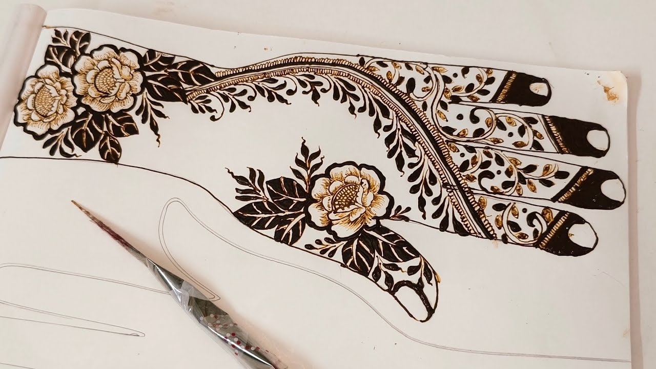 Simple But Elegant Back Hand Mehendi Tutorial ।Mehendi Moment is live!