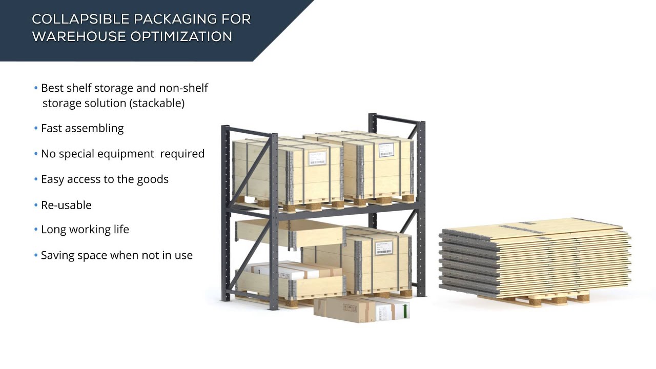 Optimise your warehouse with collapsable packaging