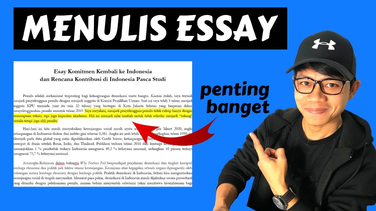Essay LPDP 2021 (Tips Menulis Komitmen dan Kontribusi bagi Indonesia)