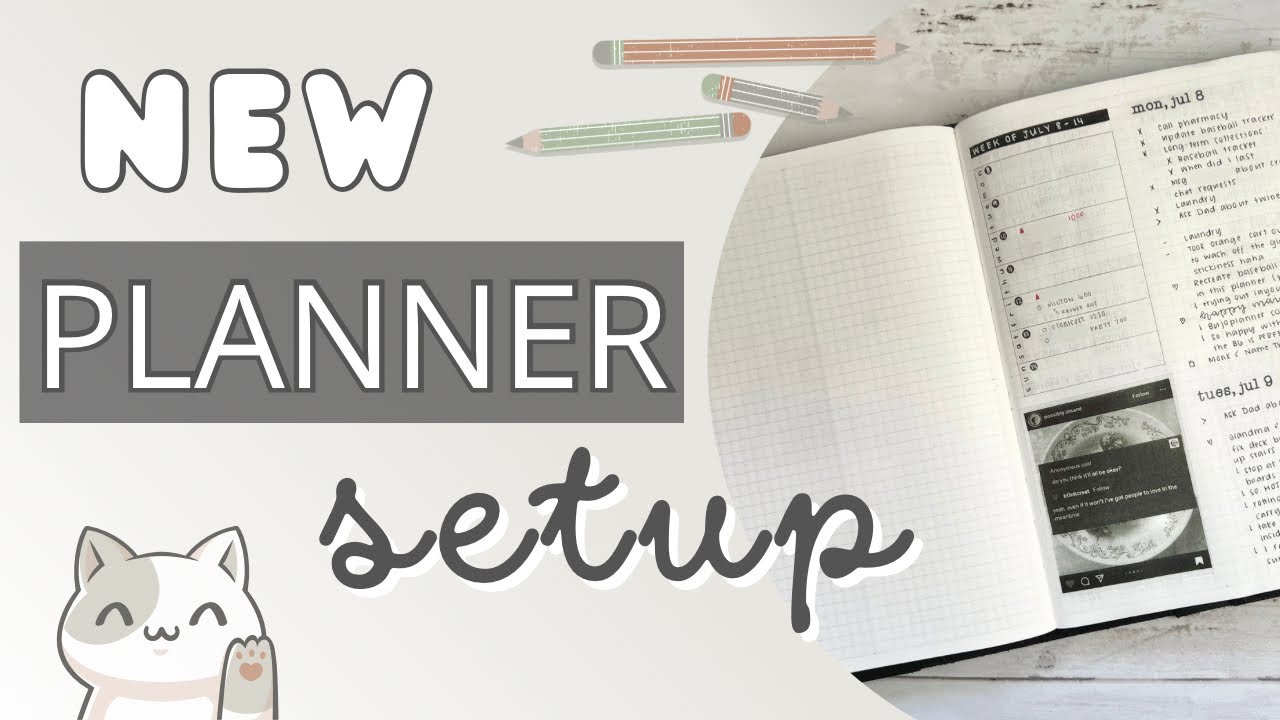 Sterling Ink Common Planner Setup | B6 | Academic Year 2024 - 2025