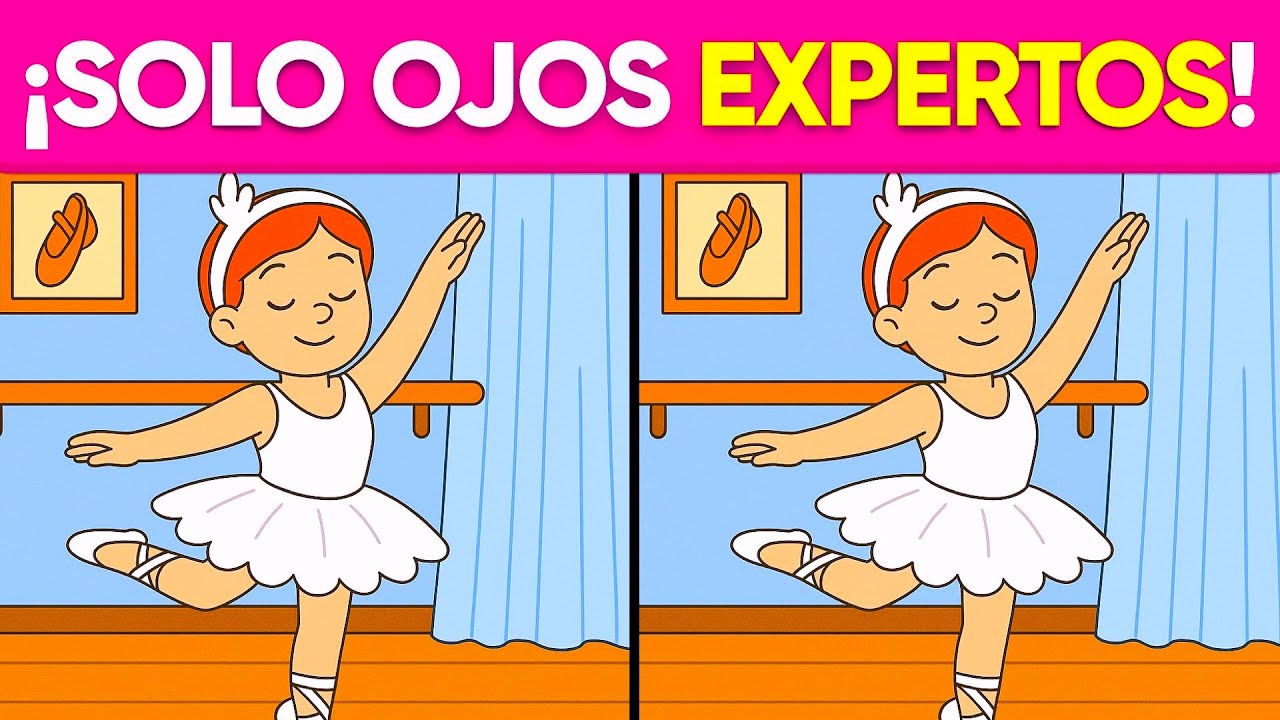 Encuentra las 3 Diferencias 🧒🏻🩰🌸 Ejercita Tu MENTE 🧠 MENTAL QUIZ