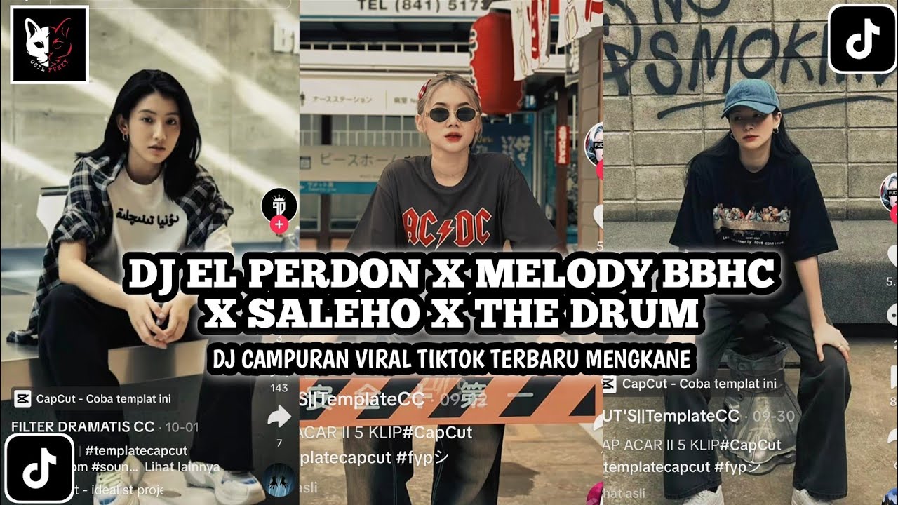 DJ EL PERDON X MELODY BBHC X SALEHO X THE DRUM DJ CAMPURAN VIRAL TIKTOK TERBARU MENGKANE