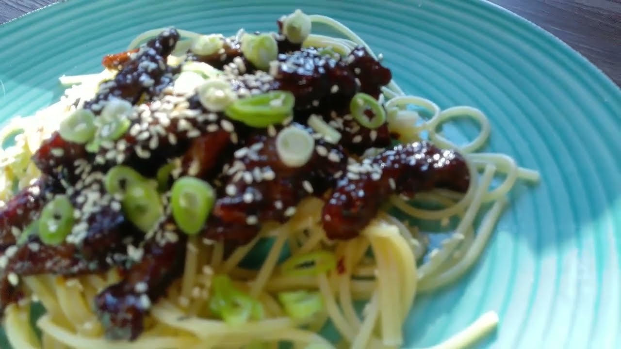 Mongolisches Rindfleisch