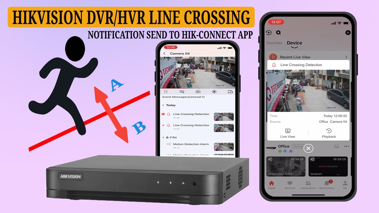 Enabling Line Crossing Detection Event Alerts on the Latest Version of a Hikvision DVR or HVR