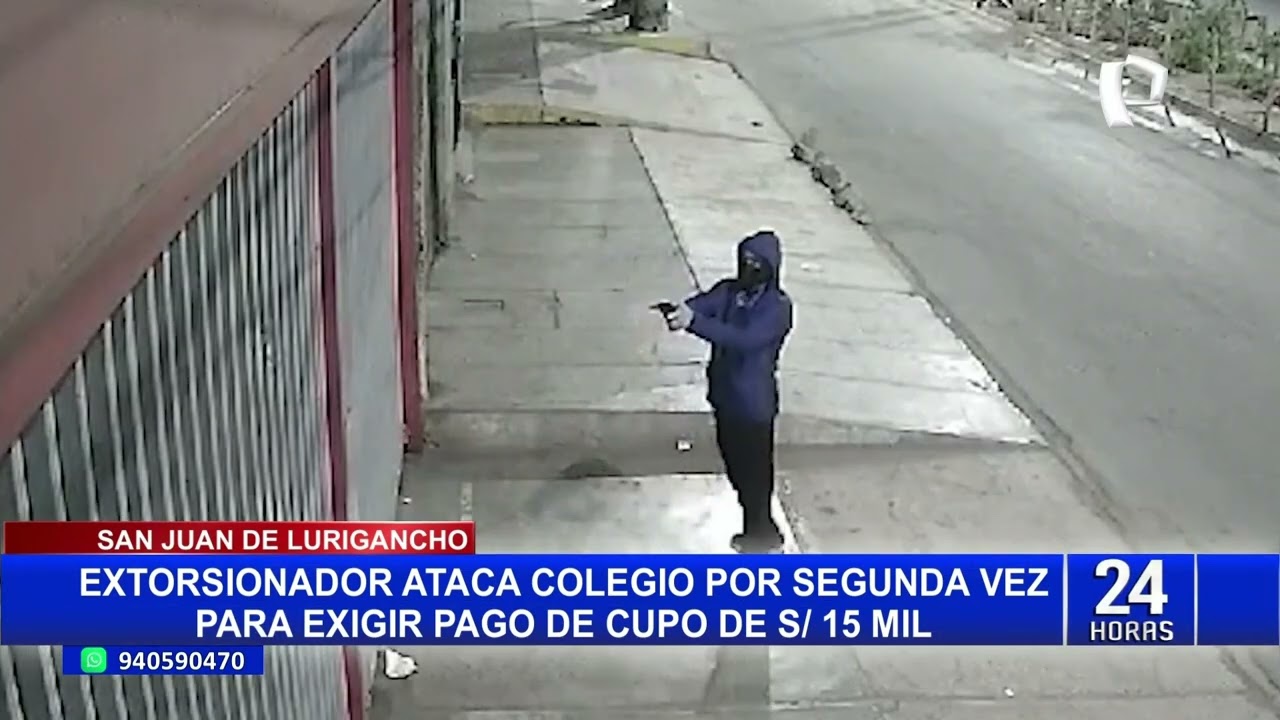 SJL: colegio evalúa retomar clases virtuales tras ataque de extorsionadores