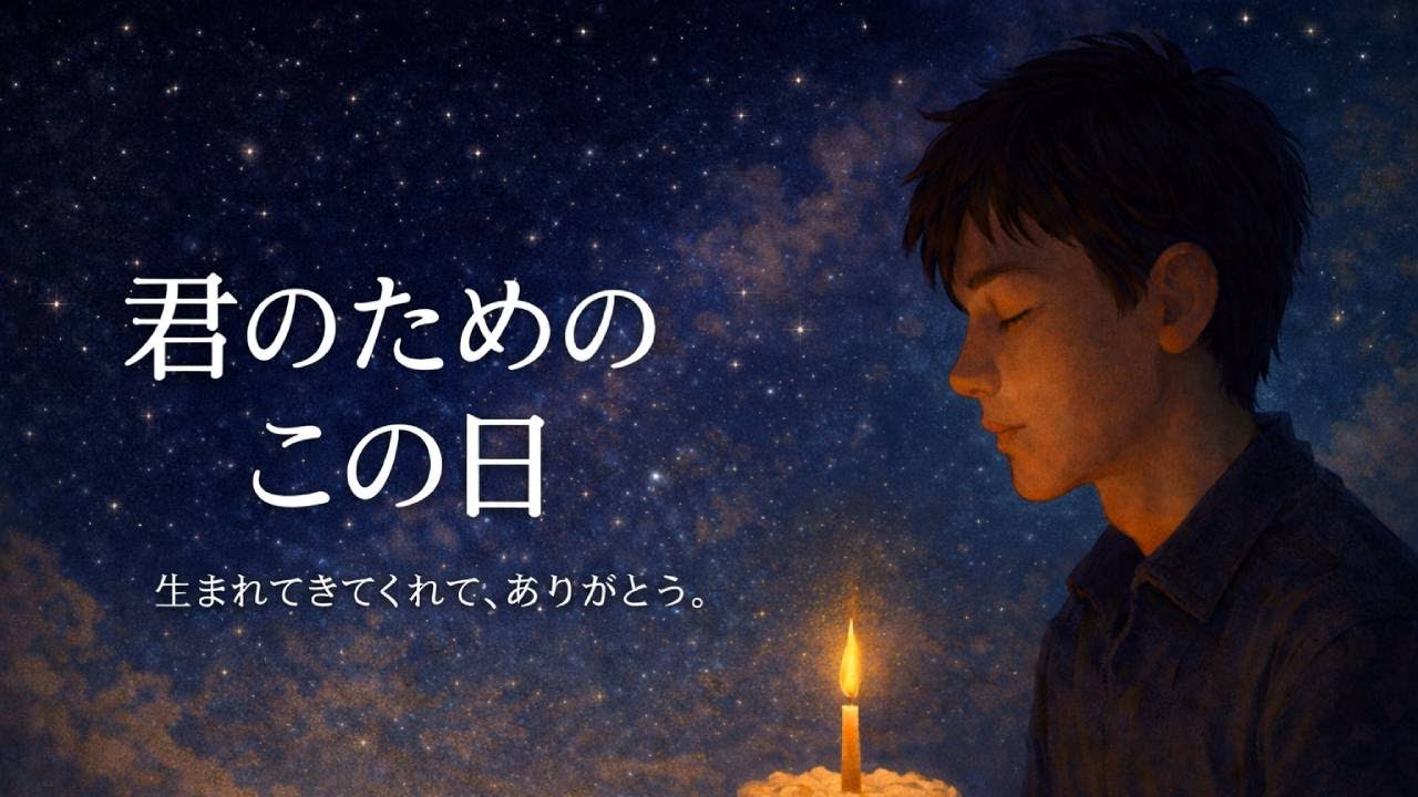 君のためのこの日｜Birthday Song – Chimeira AI Music(Official Lyric Video)