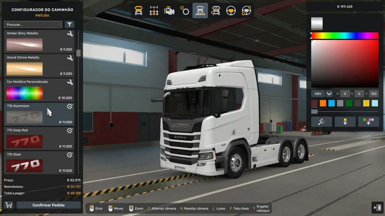 Atualização acessórios BR Basicos Scania NTG ETS2 1.58