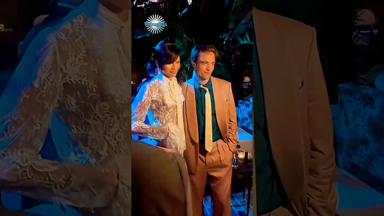 Robert Pattinson and Zendaya at the party after THE DRAMA Premiere. #shorts