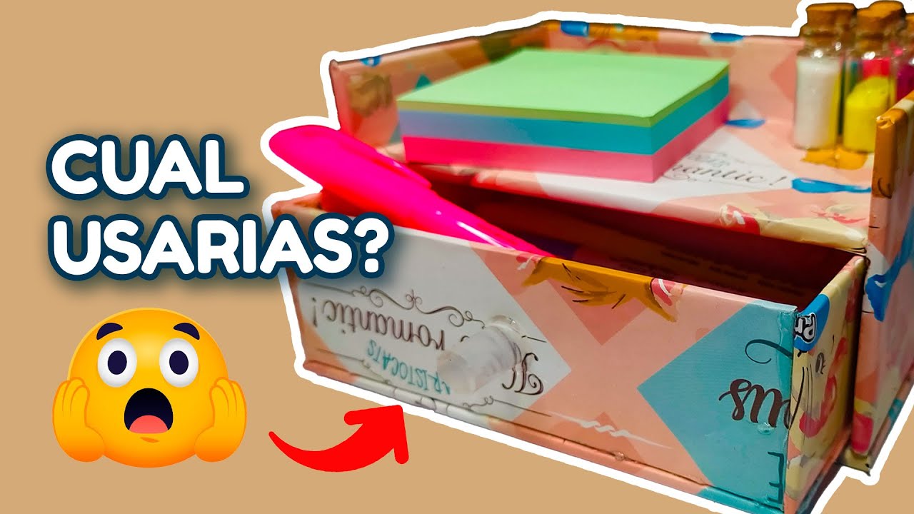3 organizadores de cartón que cambian tu escritorio por completo