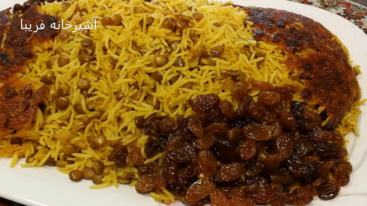 دمی عدس،یکی ازخوشمزه ترین دمی ها،دلچسب ومتفاوت باآشپزخانه فریبا  Dami Adas(Rice With Lentils)