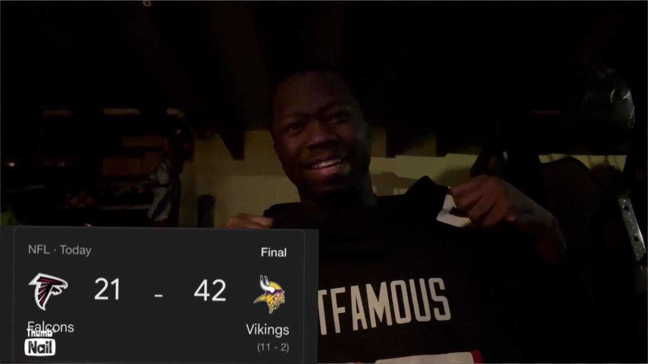 A DELIRIOUS ATLANTA FALCONS FAN REACTION TO WEEK 14 LOSS TO MINNESOTA VIKINGS!!!!
