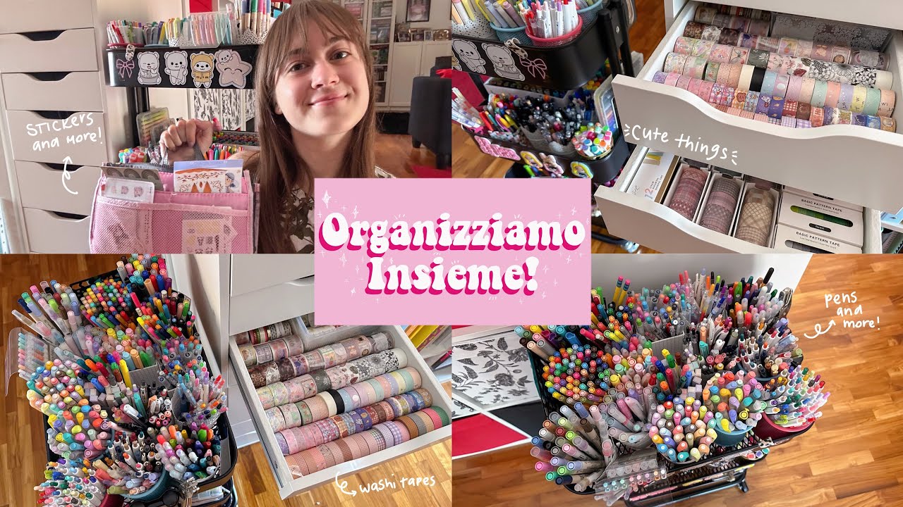Organizziamo la mia cancelleria! ~ Stationery organization (Relax&ASMR)