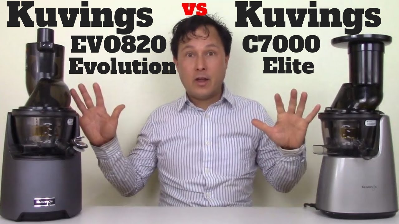 Kuvings EVO820 Cold Press vs Kuvings Whole Slow Juicer Elite C7000 Comparison