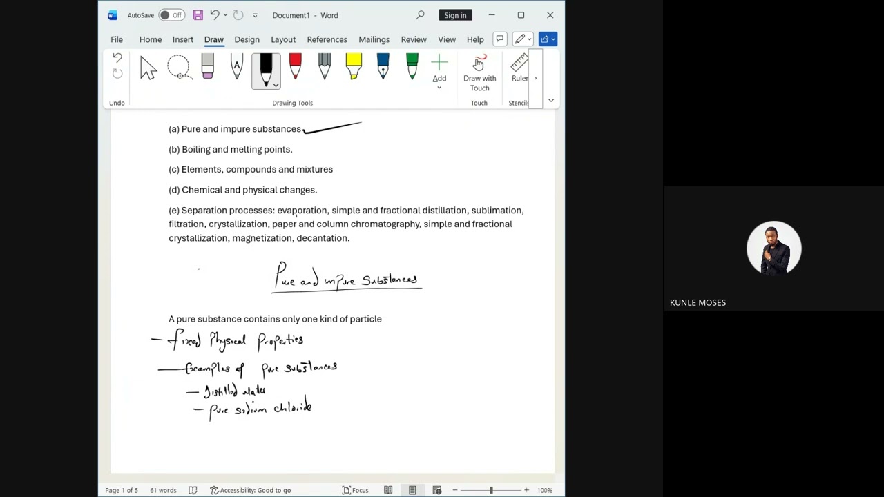 Chemistry session - Day 1 (10th february 2026)