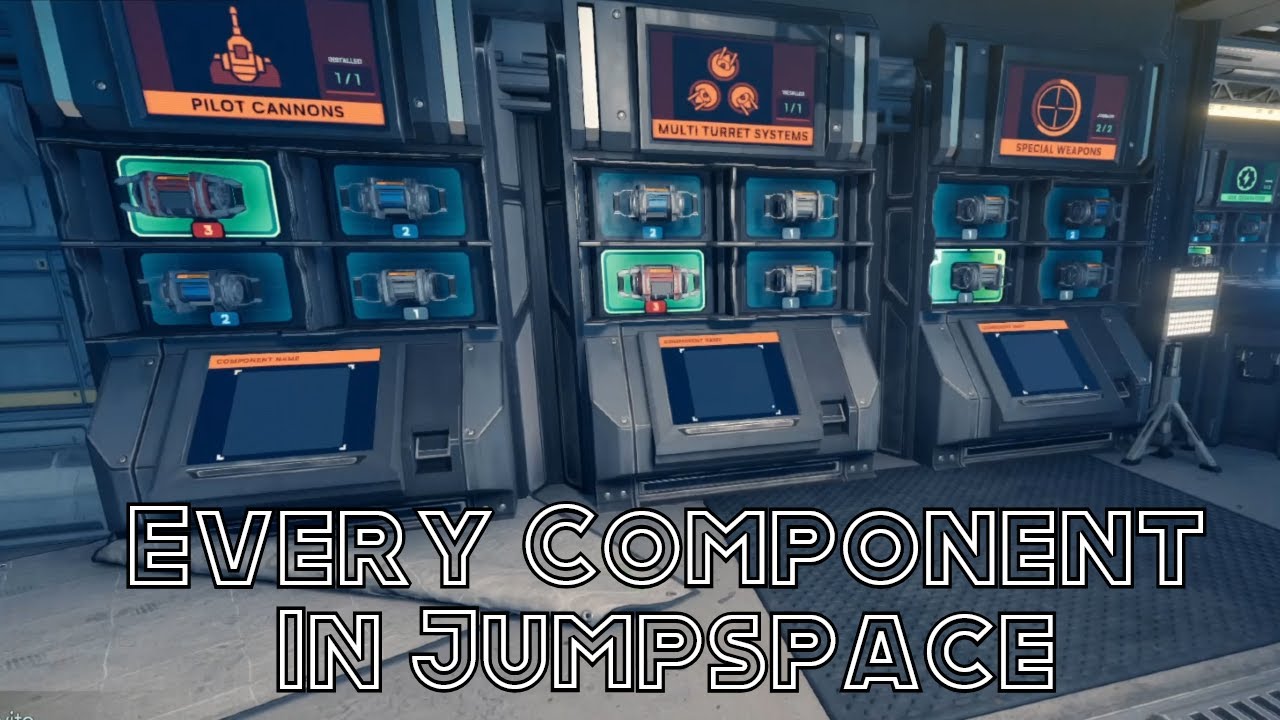 List and Guide of Every Components in Jumpspace