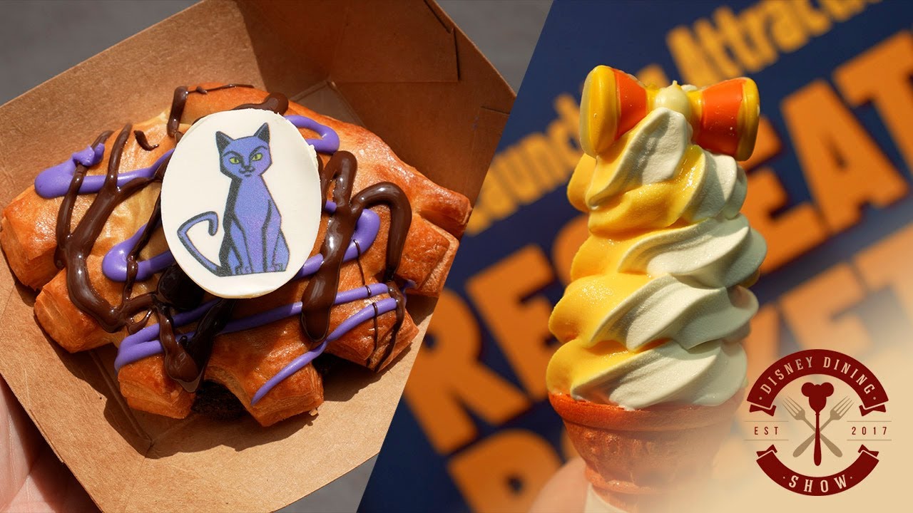 Halloween Binx Pastry Tail and Candy Corn Soft Serve at Magic Kingdom
