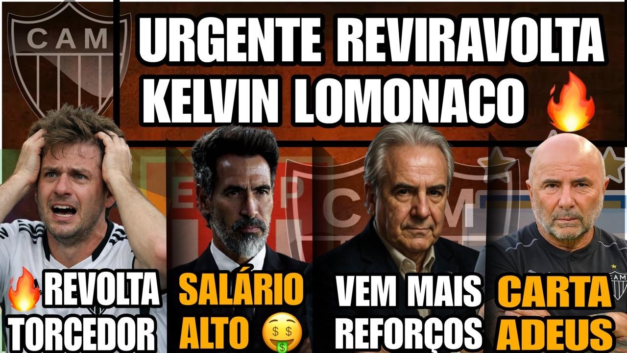🛑 LOMONACO REVIRAVOLTA⭐VEM MAIS CONTRATAÇÃO💰SALARIO DOMINGUEZ😱SAMPAOLI ADEUS🤯REVOLTA DESINTERESSE?