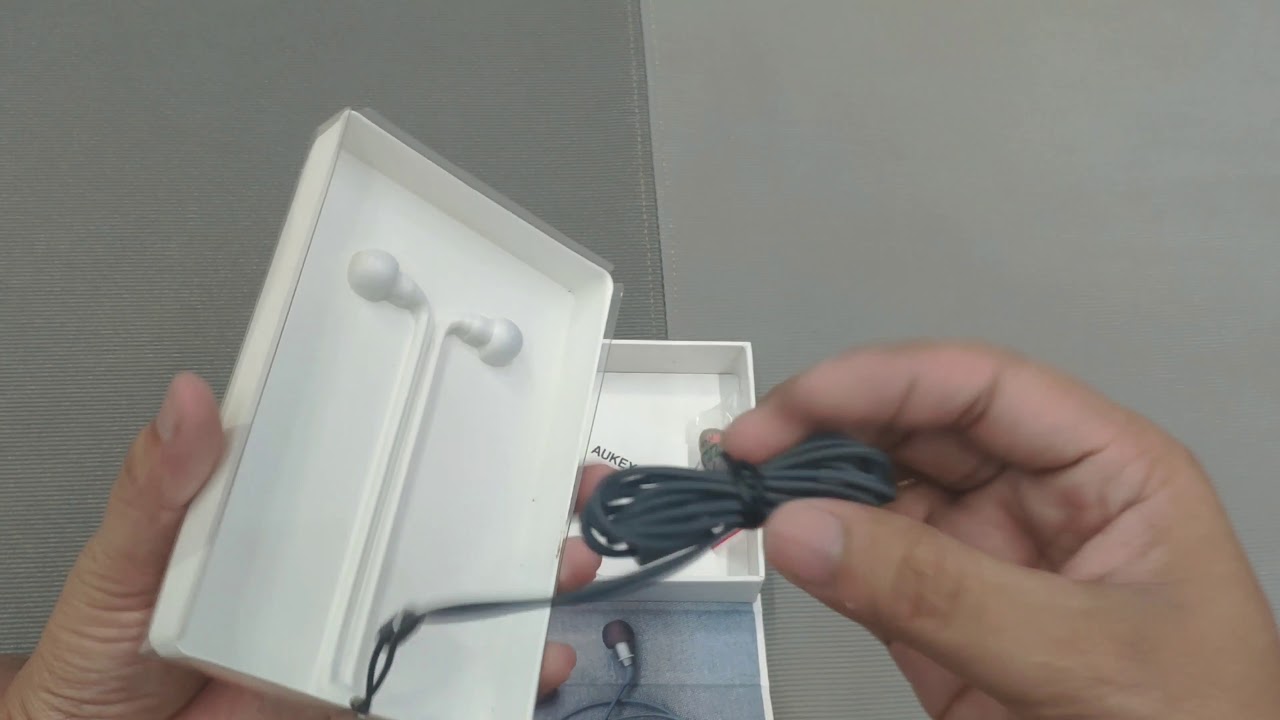 AUKEY EP-C17 In Ear Hi-Res Wired Earbuds Unboxing !!