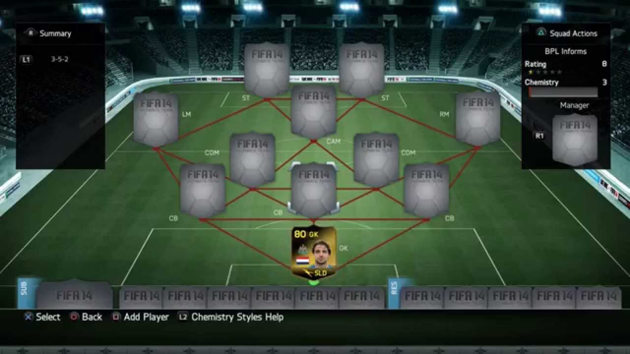 CHEAP FULL INFORM BPL SQUAD BUILDER - FIFA 14 ULTIMATE TEAM