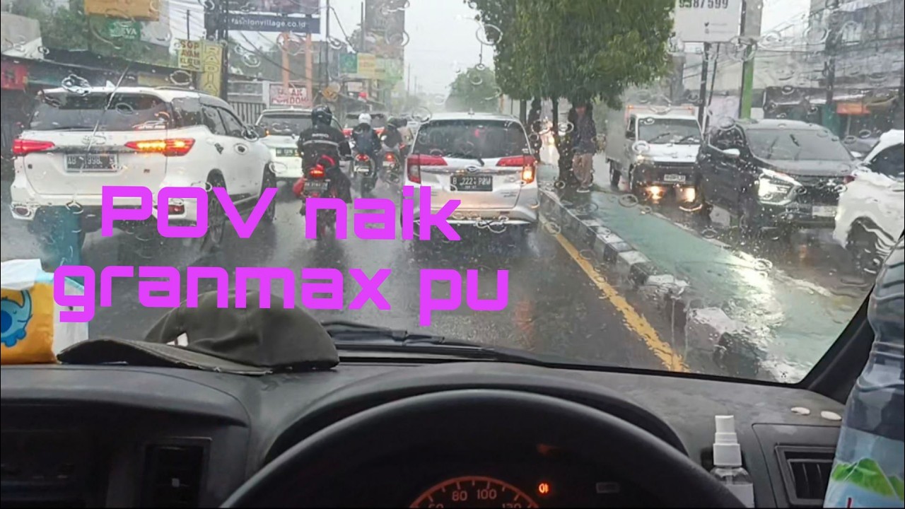 POV naik granmax kondisi hujan | Yi Cam