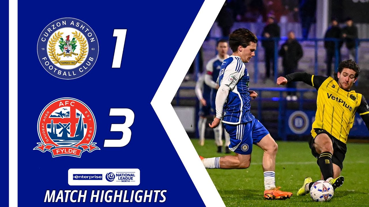 Лучшие моменты | Керзон Эштон 1-3 АФК Файлд | Enterprise National League North