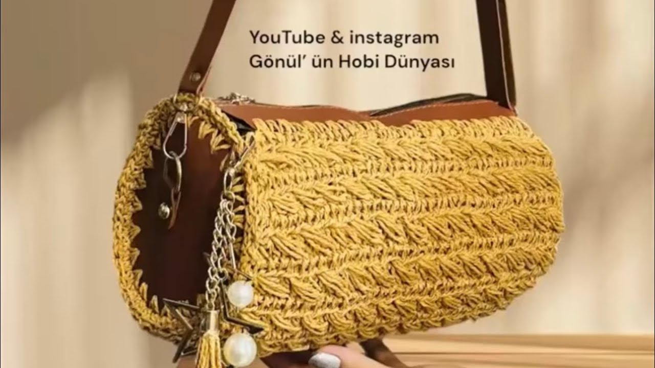 Silindir model çanta yapımı 