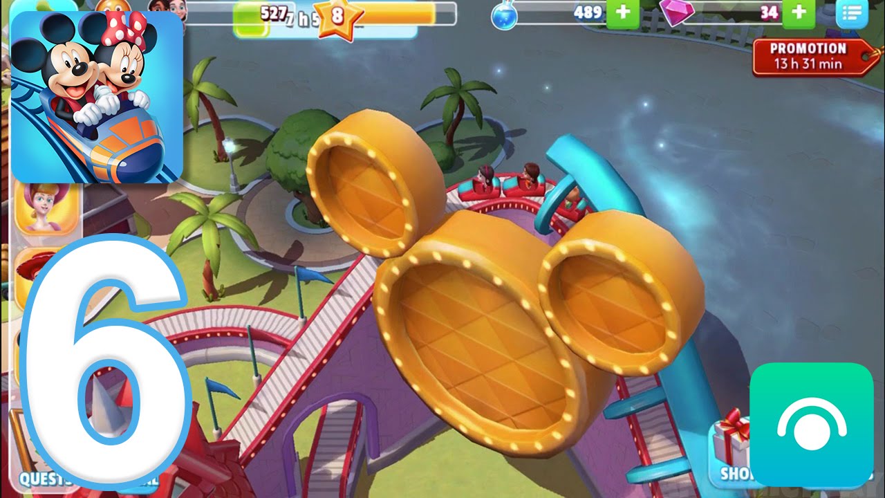 Disney Magic Kingdoms - Gameplay Walkthrough Part 6 - Level 8-9 (iOS, Android)