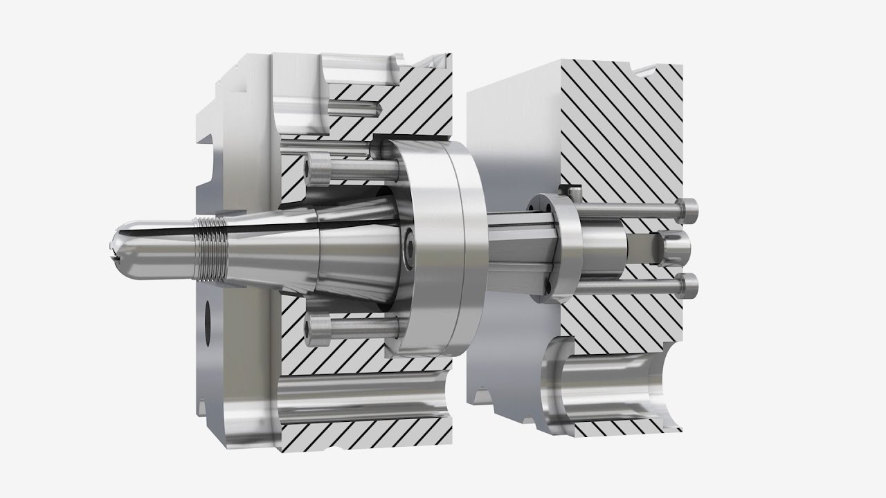 Werkzeugbau Spritzguss Kunststoff Einfallkern Funktion 3D-Animation Maschinenbau