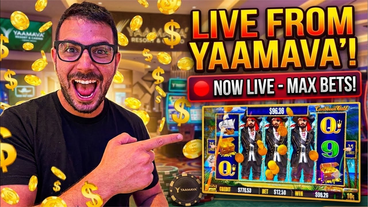 LIVE FROM YAAMAVA&rsquo;! 🎰 Max Bets & Massive Spins! (Can We Hit It Big?!)