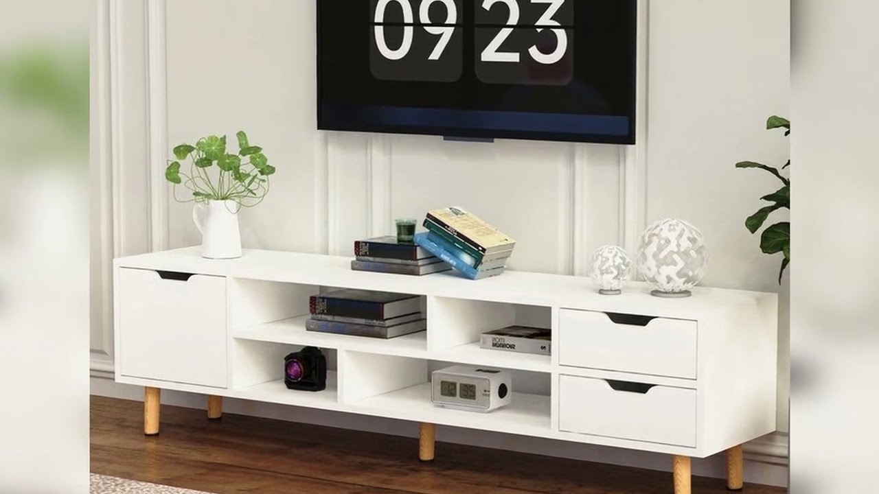 A must-have product!&nbsp;TV Stand Unit  140cm Modern High Gloss  TV Cabinet with Storage for Living Ro