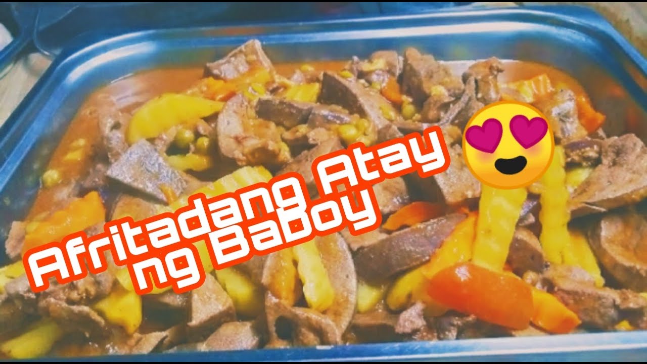 Afritadang Atay ng Baboy