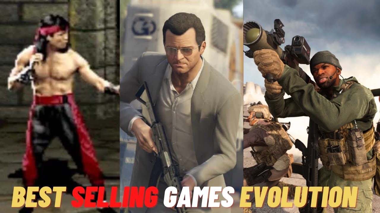 Best Selling Games Evolution 1995-2021