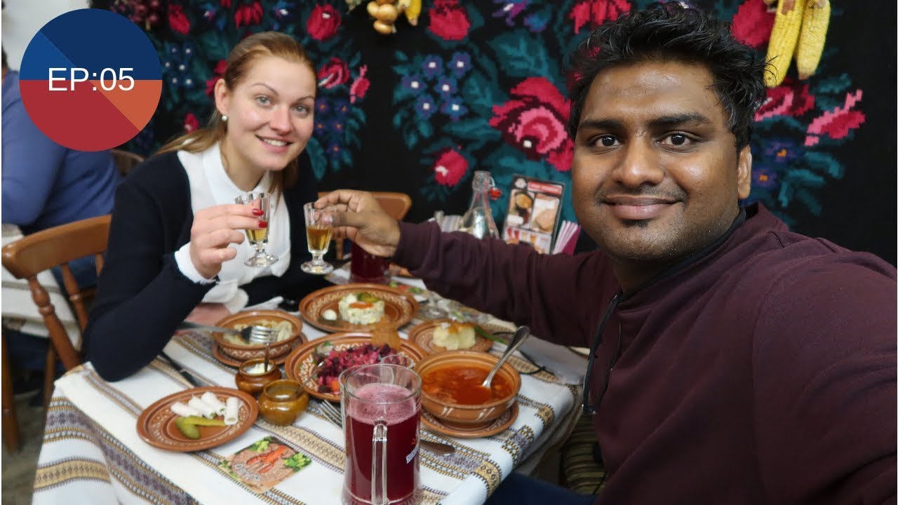 Indian Trying Russian Food with Beautiful Girl || Must Watch