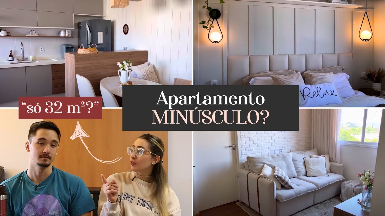 Tour em AP PEQUENO de 32m&sup2; - Nossa Opini&atilde;o Sincera!
