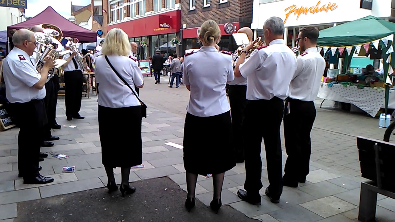 People Need The Lord Maidenhead Salvation Army Band @ Maidenhead High Street 4/6/17