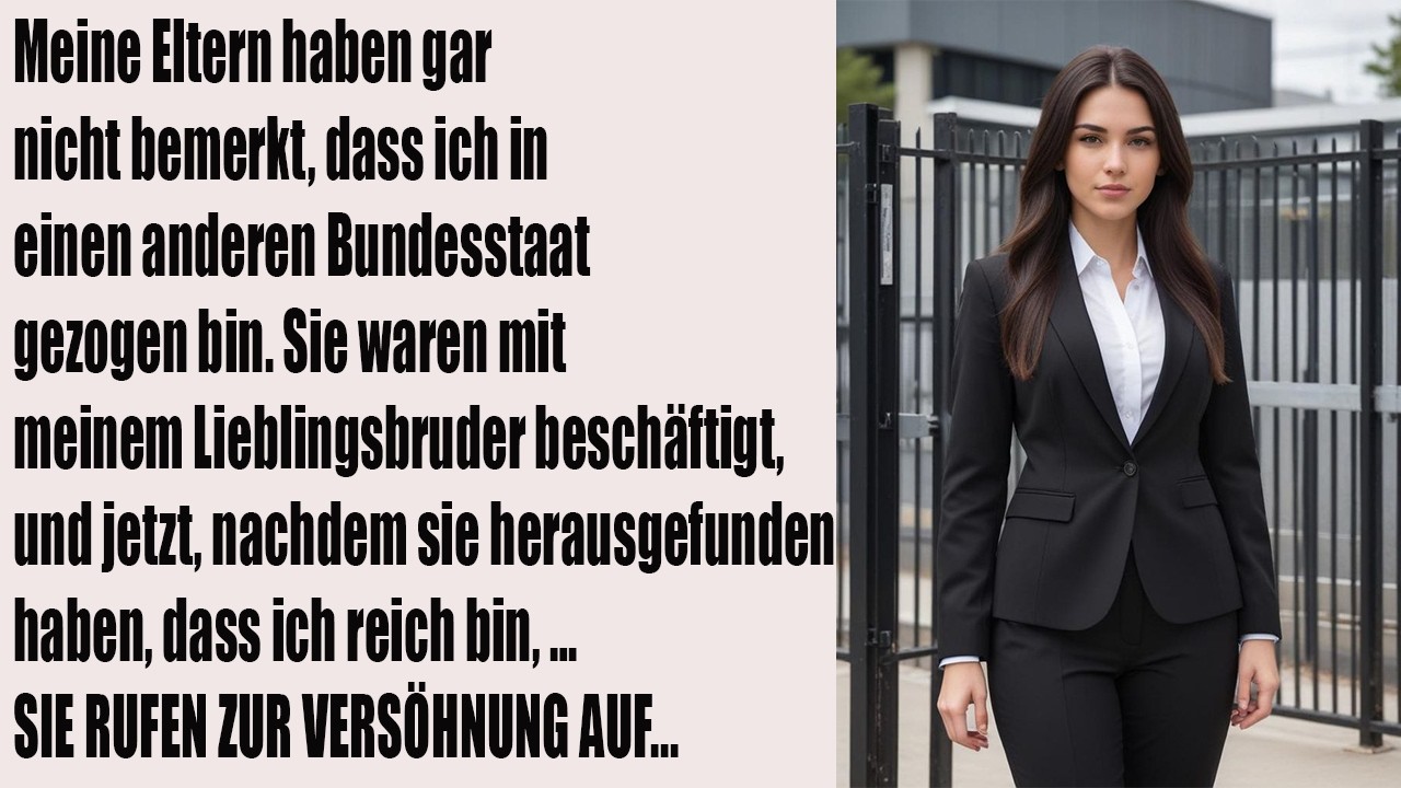 Meine Eltern merkten nicht, dass ich wegzog – sie waren nur mit meinem Goldkind-Bruder beschäftigt