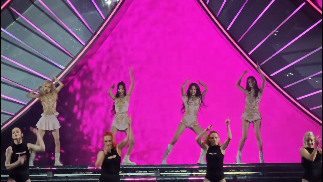 Blackpink @ Stade de France in Paris - Pink Venom | Fancam