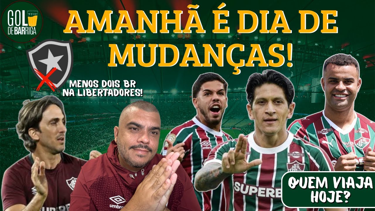 ✈️MUDANÇAS PRO JOGO DE AMANHÃ? | ZUBELDÍA PRECISA MEXER NO TIME! | BOTAFOGO CAI NA PRÉ-LIBERTADORES!