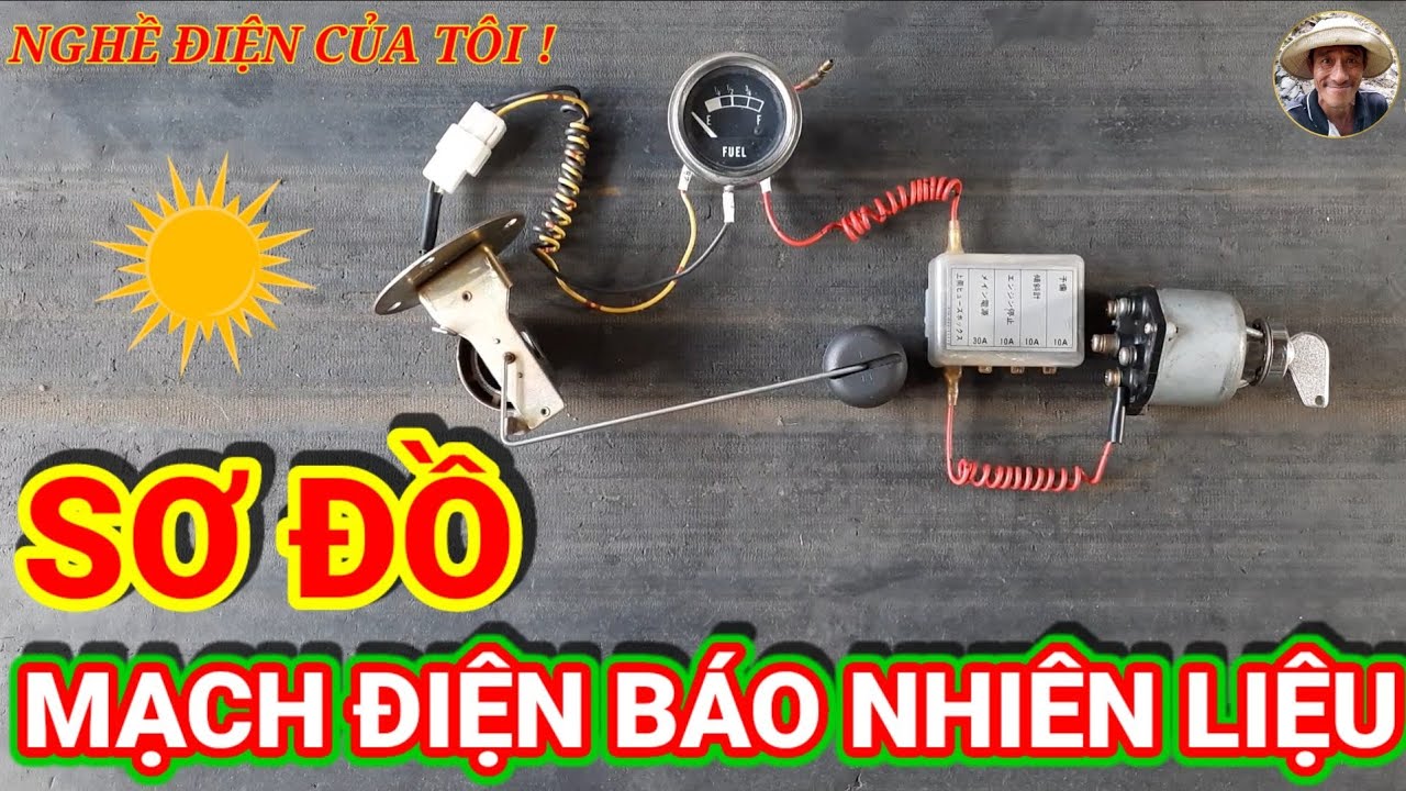 Sơ đồ dây mạch điện báo nhiên liệu!