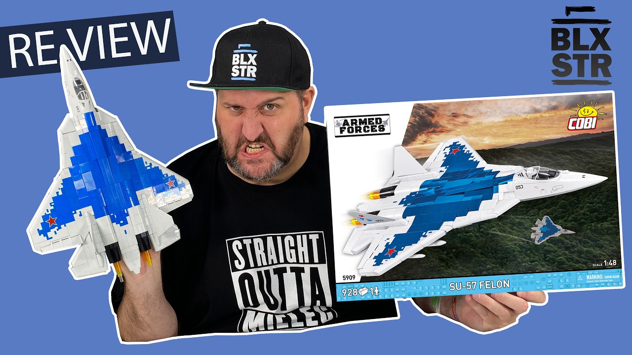 Richtig B&ouml;se! COBI-5909 Suchoi SU-57 Felon💥1:48 ▶️ UNBOXING, BUDOWANIE PRĘDKOŚCI I PRZEGLĄD