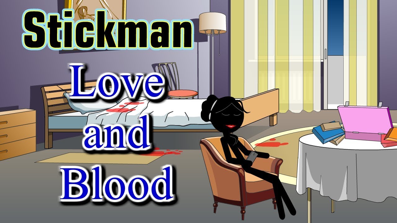 Stickman mentalist.  Love and blood. HD remake