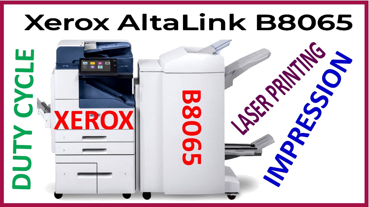 XEROX ALTALINK B8065 MULTIFUNCTION COPIER | PRINT SCAN COPY FAX