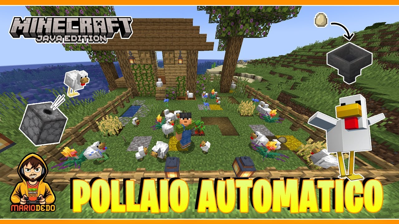 Pollaio automatico Minecraft - Farm uova