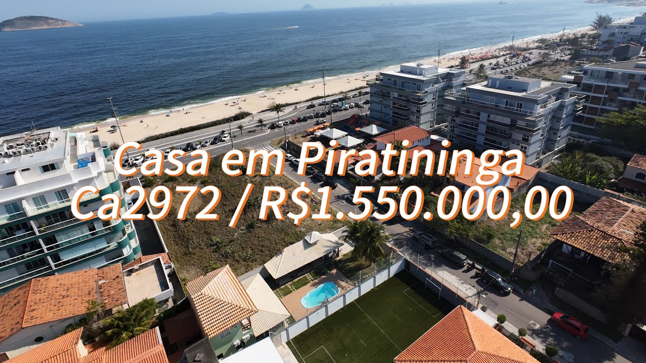 Casa na praia de Piratininga literalmente! 