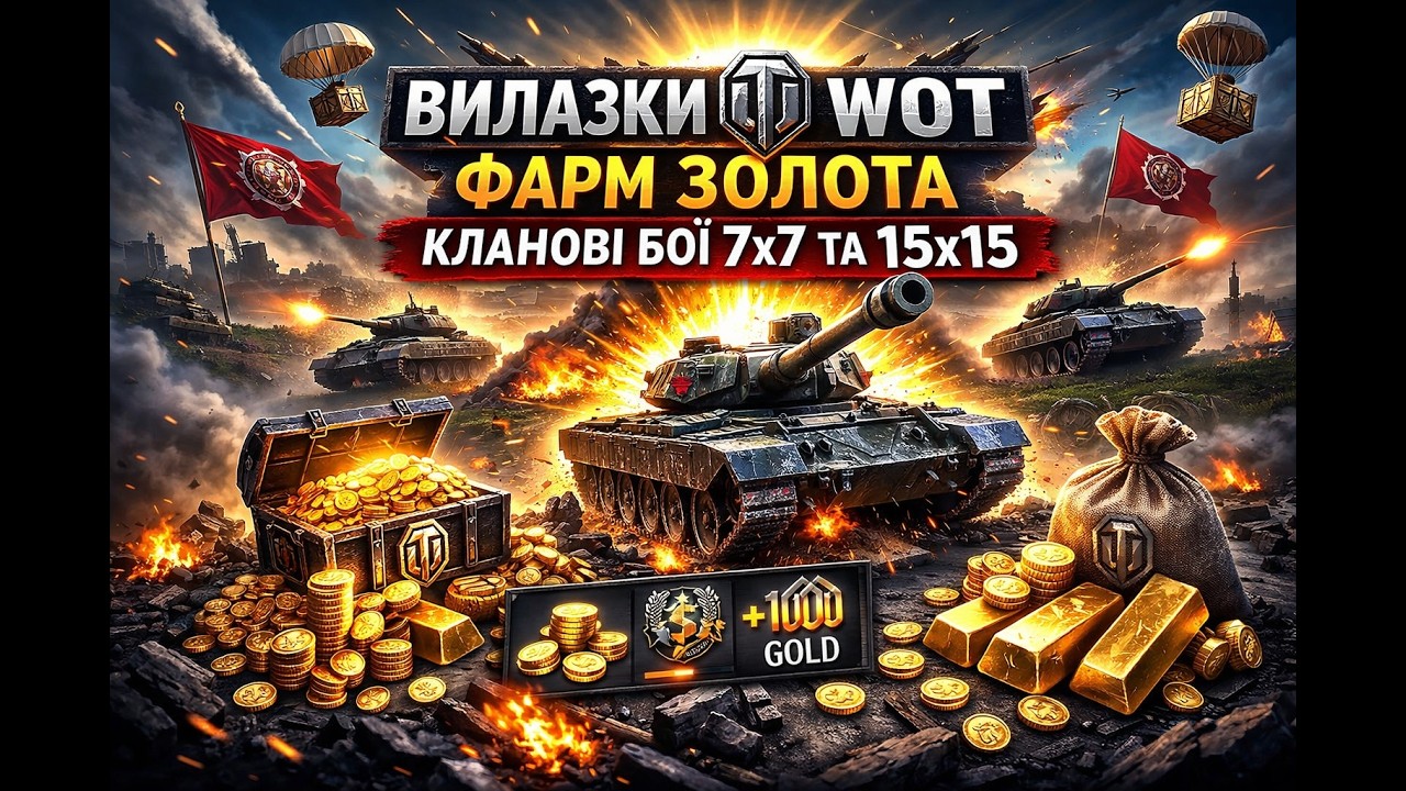 💰 Вилазки у World of Tanks — ФАРМ ЗОЛОТА БЕЗ ПЕРЕРВИ!