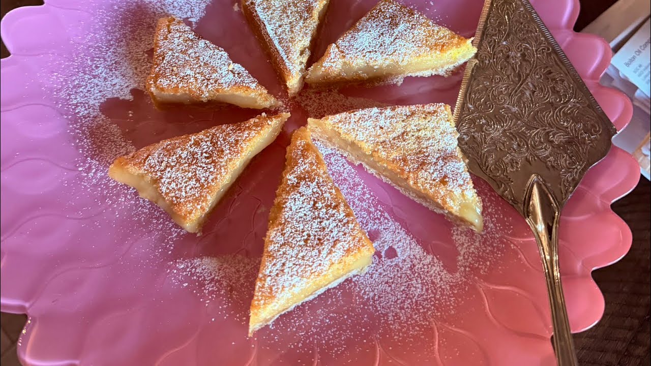 Lemon Bars-Step by Step instructions