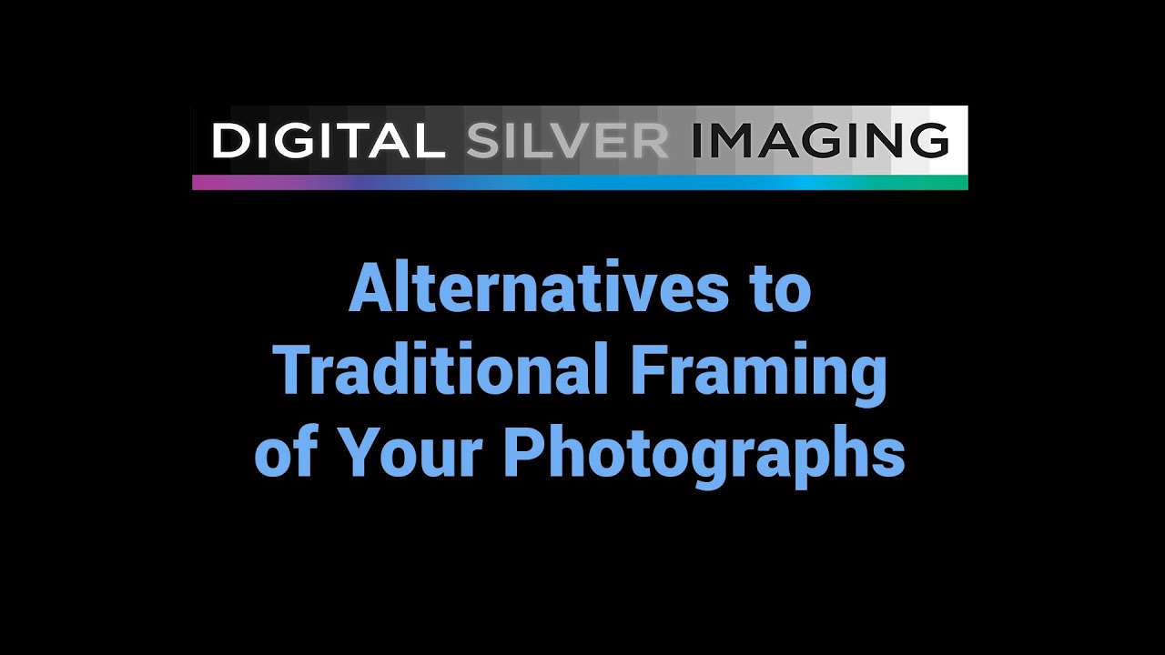 Alternatives to Traditional Framing of Your Photographs   HD 1080p
