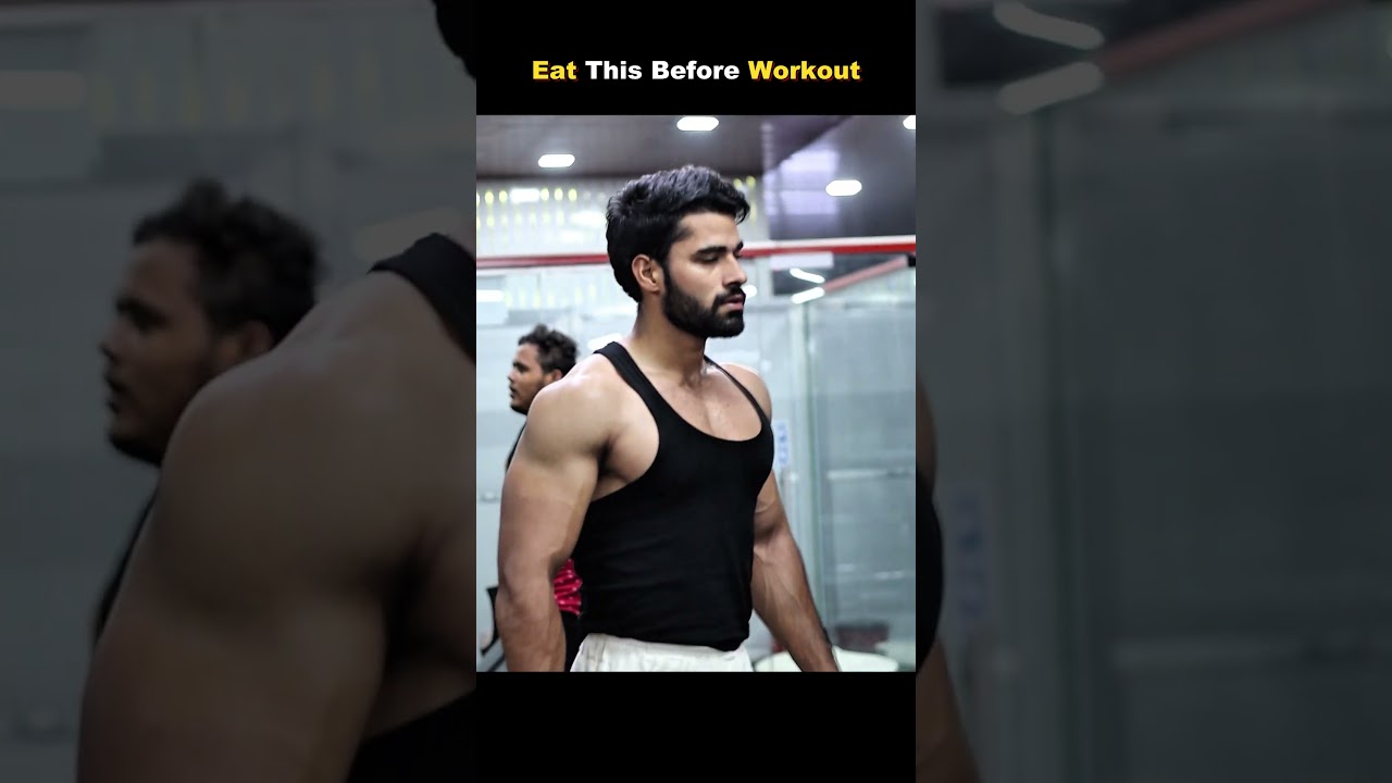 Try this pre workout meal.    #shorts #gym #fitness #workout #tips