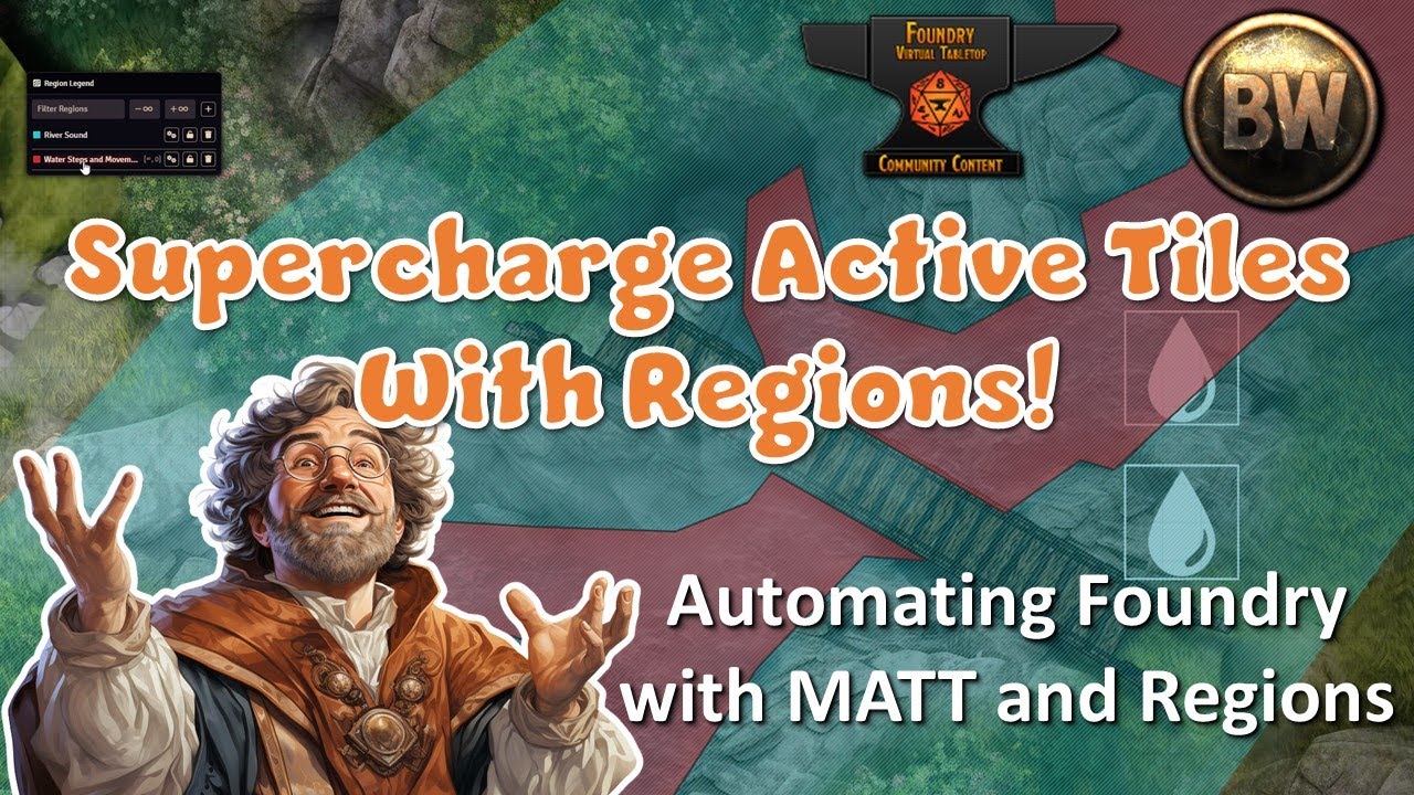 Automating Foundry: Supercharging Monk's Active Tile Triggers with FoundryVTT Regions