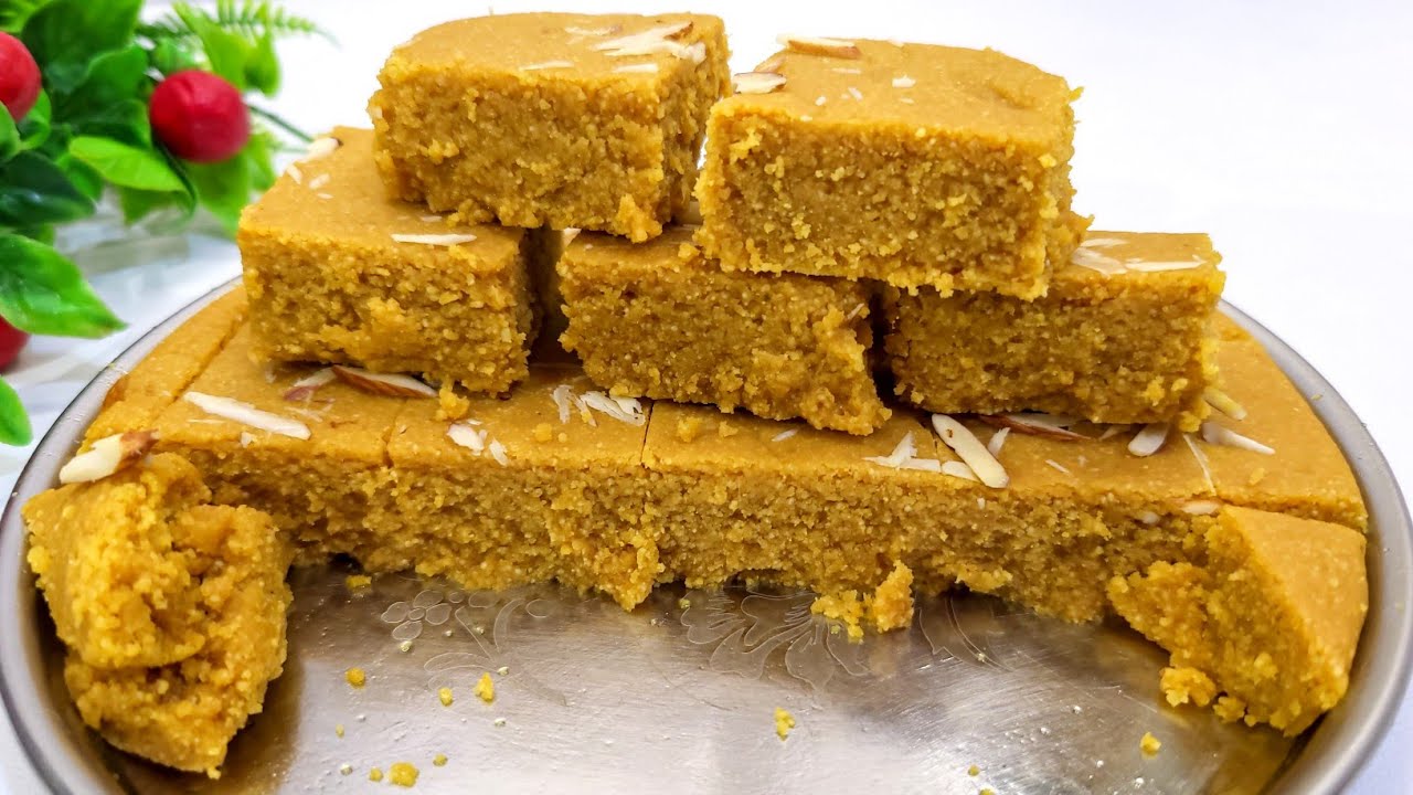 बेसन सूजी की बर्फी की रेसिपी l Besan Suji Barfi Recipe l आसान तरीके से Suji Besan Ki Barfi Recipe